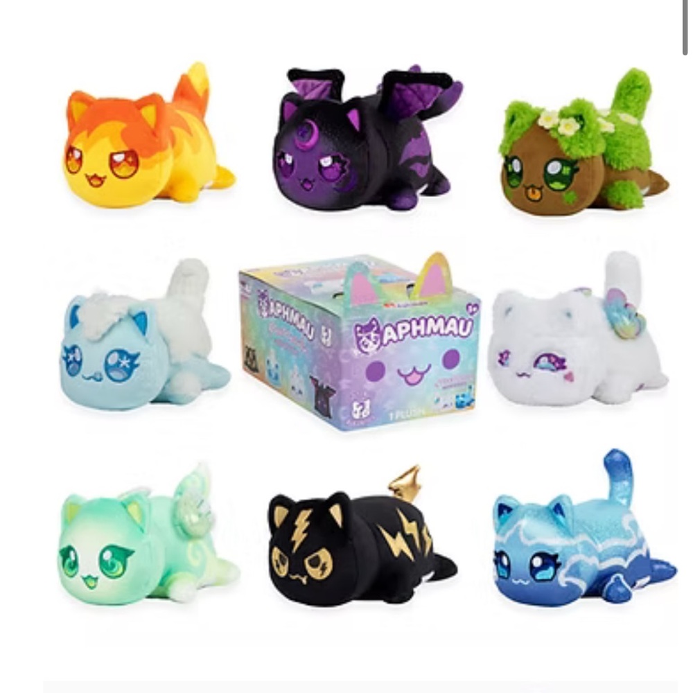 Aphmau MeeMeows Elemental Fire Cat Plush NWT Sealed in bag - Picture 3 of 4